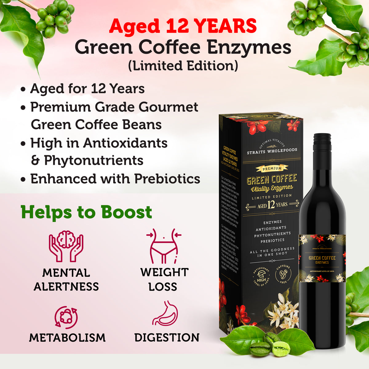 Rare Green Coffee Enzymes (Limited Edition Aged 12 years