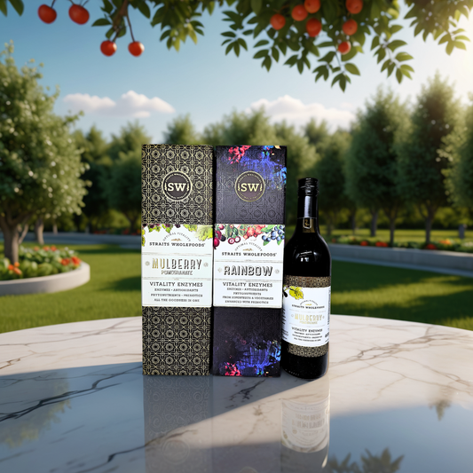 Mulberry Pomegranate & Rainbow Vitality Enzymes (TWIN SET)
