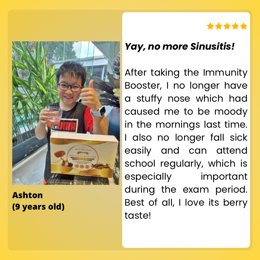 PREMIUM IMMUNITY BOOSTER (Organic Tiger Milk Mushroom & Cordyceps)