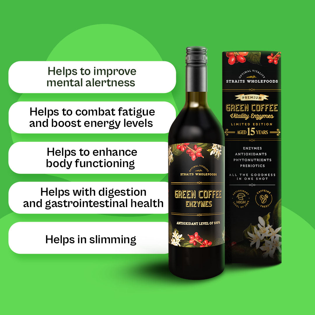 GREEN COFFEE VITALITY ENZYMES (Limited Edition- Aged 15 years)
