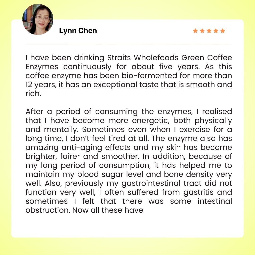 GREEN COFFEE VITALITY ENZYMES (Limited Edition- Aged 15 years)