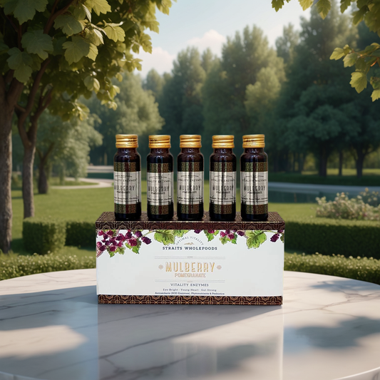 MULBERRY POMEGRANATE VITALITY ENZYMES (5x50ml)
