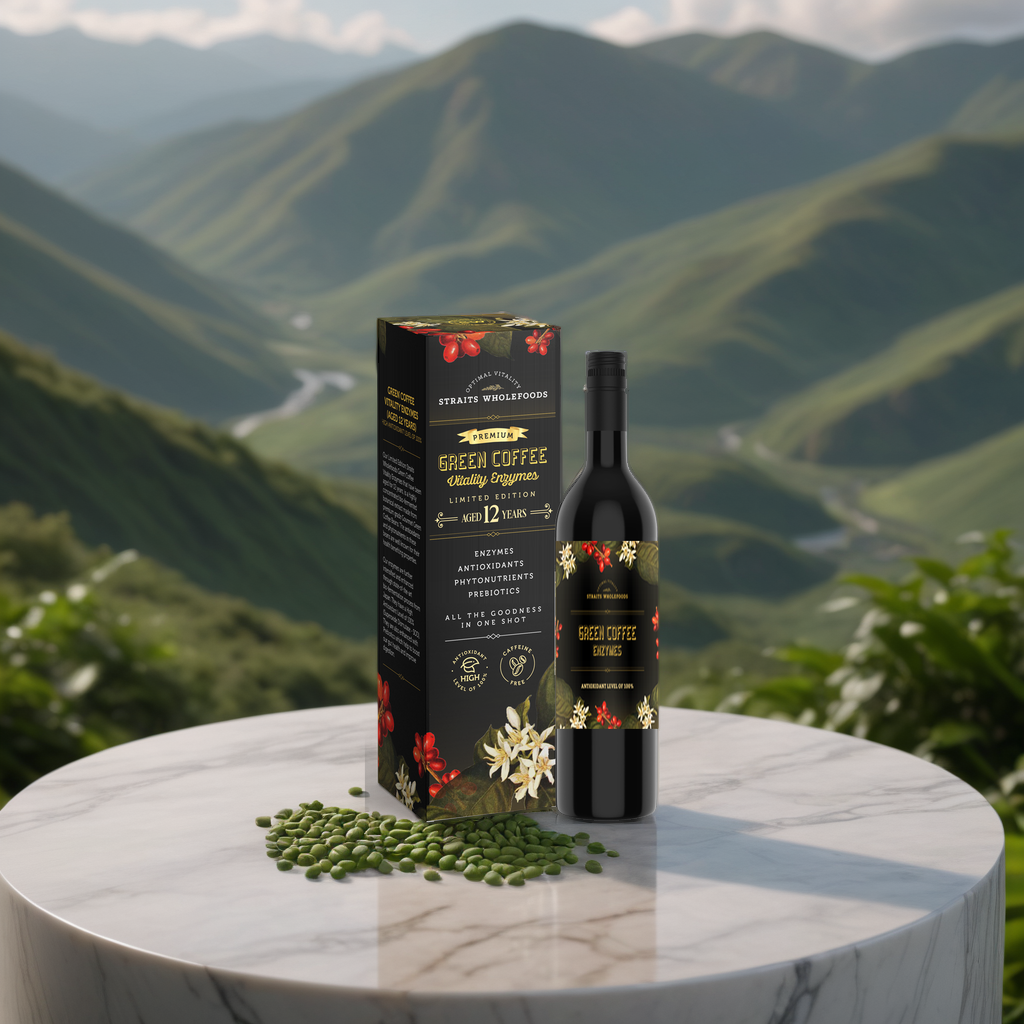 GREEN COFFEE VITALITY ENZYMES (Limited Edition- Aged 15 years)