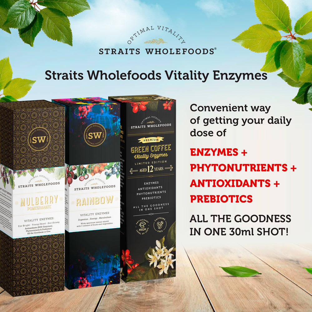 Mulberry Pomegranate & Rainbow Vitality Enzymes (TWIN SET)