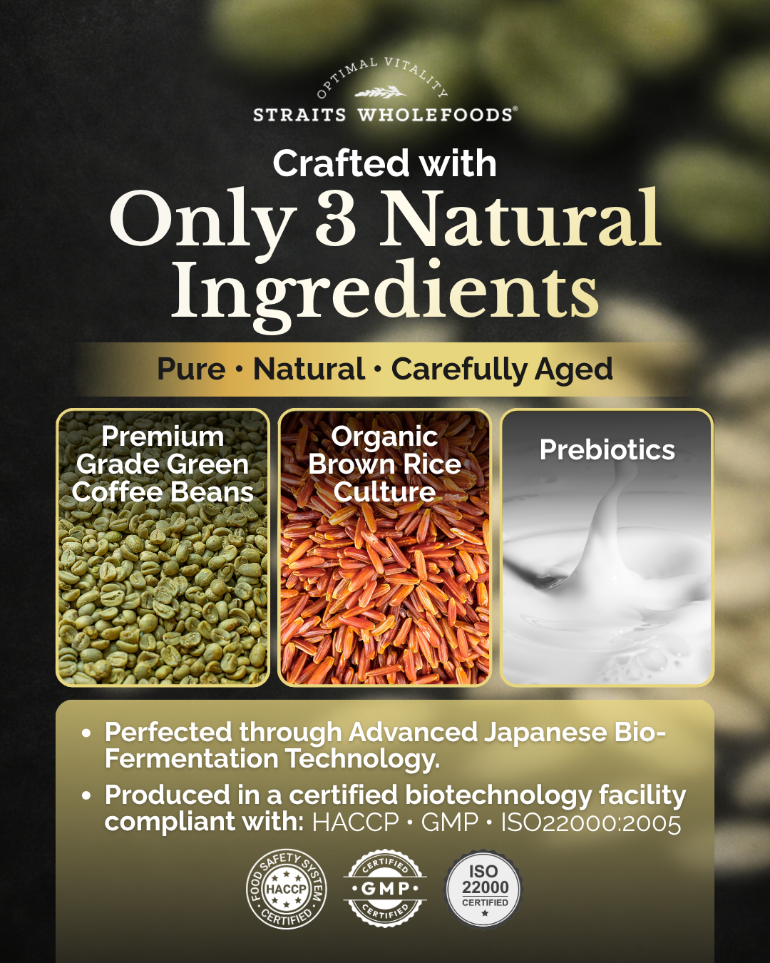 GREEN COFFEE VITALITY ENZYMES  (Limited Edition- Aged 15 years)
