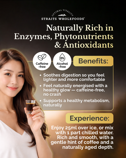 GREEN COFFEE VITALITY ENZYMES  (Limited Edition- Aged 15 years)