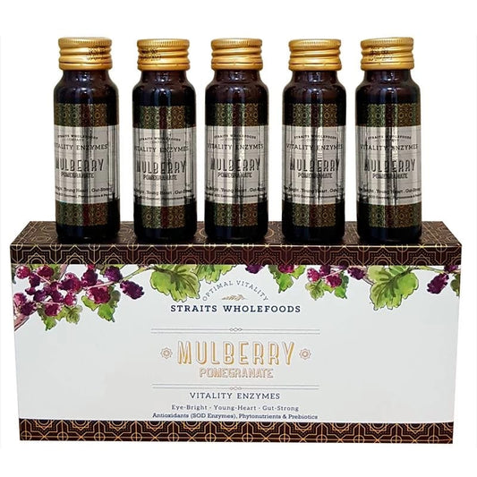MULBERRY POMEGRANATE VITALITY ENZYMES- Eye & Heart Power (5x50ml)