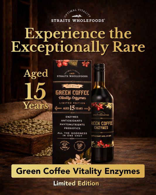 GREEN COFFEE VITALITY ENZYMES  (Limited Edition- Aged 15 years)